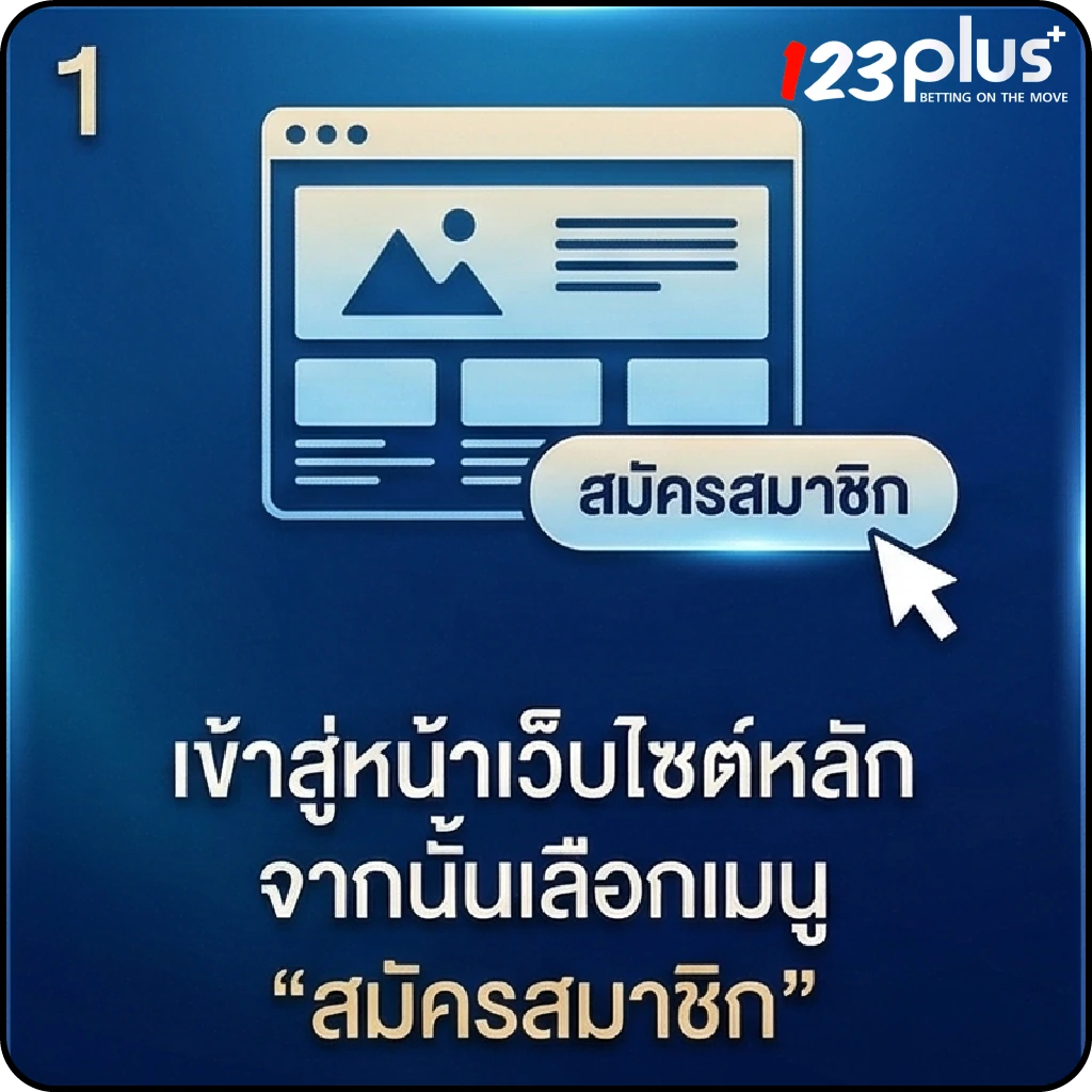 123plus register ขั้นตอนที่ 1